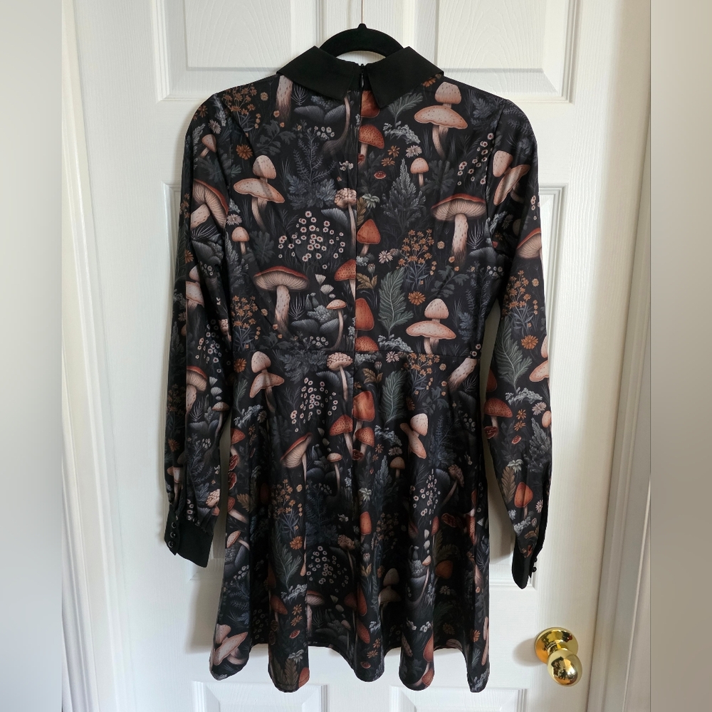 Killstar Night Forager Mushroom Print Mini Dress - Picture 6 of 6